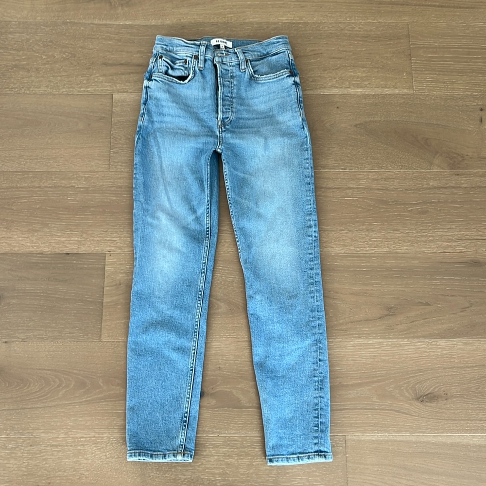 Re/done 90s high rise ankle crop